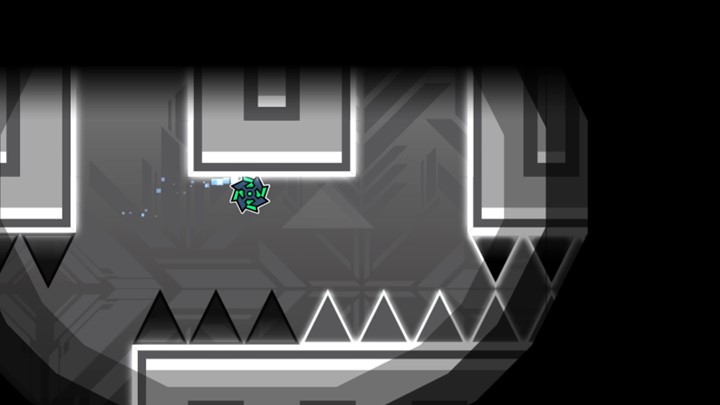Freeze frame of a level