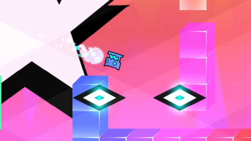 Freeze frame of a level
