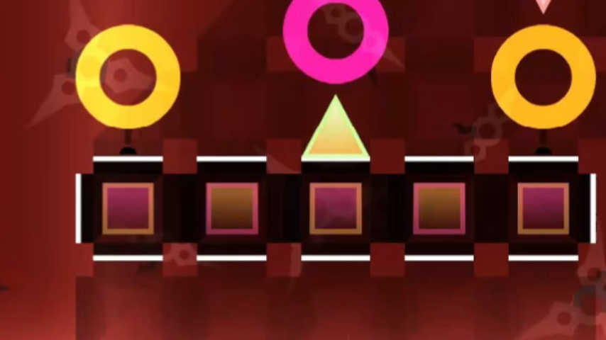 Freeze frame of a level
